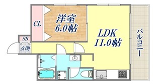 レックスアシヤの物件間取画像